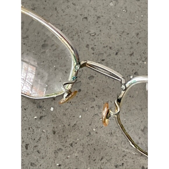 Vintage Universal Eyeglass Frames ONLY 1/30 10K RGP Silver 145 Full rim - Picture 11 of 13